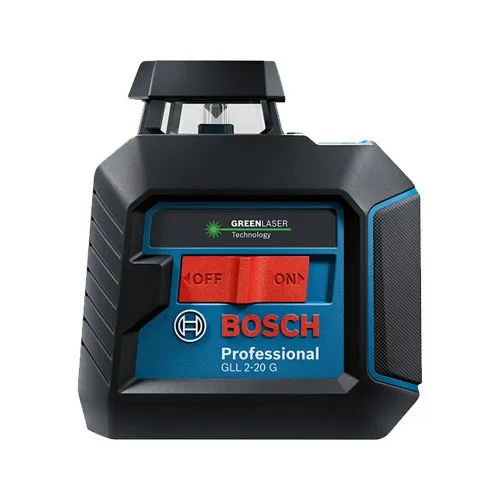 Nível a laser com 2 linhas verdes 360° alcance 10 metros - GLL 2-20 G