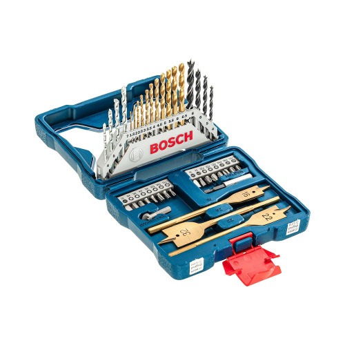 Jogo de brocas e pontas 40 peas com maleta - X-Line