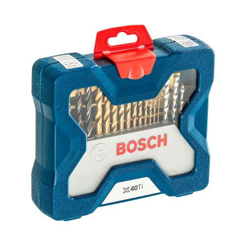 Jogo de brocas e pontas 40 peas com maleta - X-Line