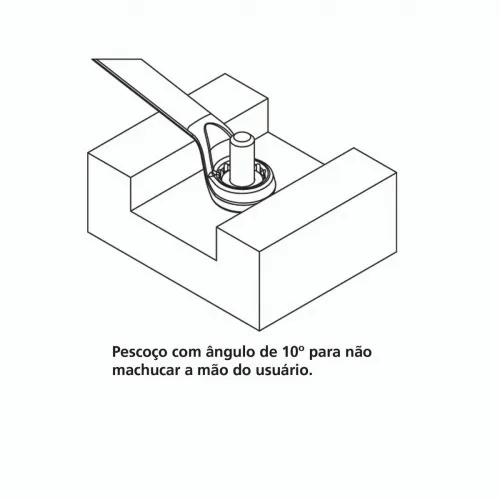 Chave combinada 8 mm aço cromo vanádio com cartela
