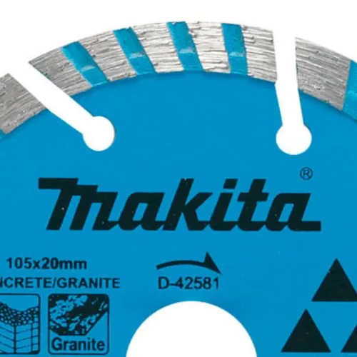 Disco diamantado segmentado turbo 105 mm para concreto 