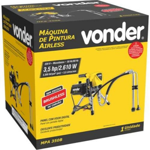 Mquina de pintura airless 3,5 hp 3.300 psi - MPA 350  220V