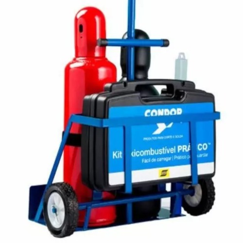 Conjunto de solda e corte Oxigênio Acetileno Prático - 407421 Conjunto de solda e corte Oxigênio Acetileno Prático - 407421