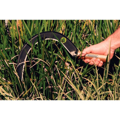 Foicinha para pasto com cabo de madeira