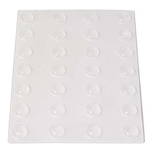 Protetor adesivo anti-impacto redondo 8 mm com 28 unidades Protetor adesivo anti-impacto redondo 8 mm com 28 unidades