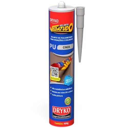 Kit 2 Adesivo selante PU cartucho 400 ml - VEDATUDO
