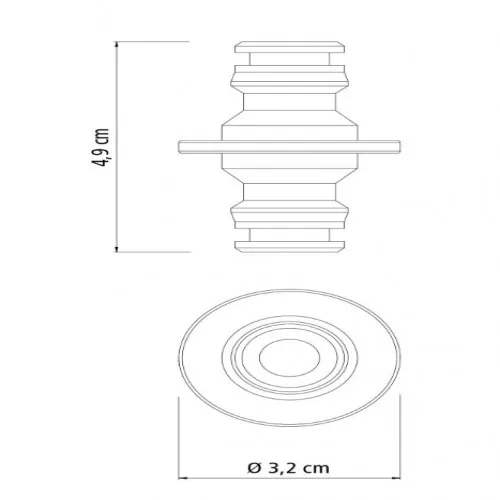 Conector para engate rápido para mangueira de 1/2