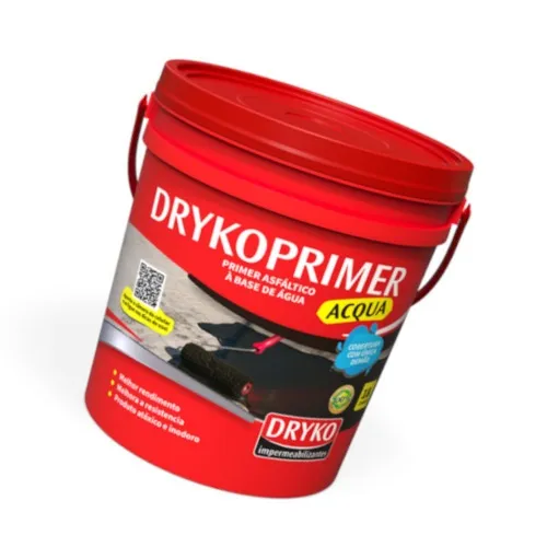 Primer asfáltico 18l para mantas e fitas asfálticas - DrykoPrimer