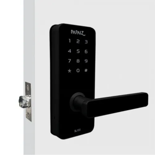 Fechadura digital de embutir com senha e cartão Smart lock - SL100