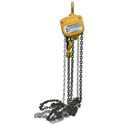 Talha manual com capacidade de 2000 kg e 3 metros de corrente - MTC 2.0T