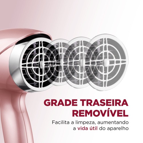 Secador de cabelo 2000 watts Golden rose - SC 32  110V