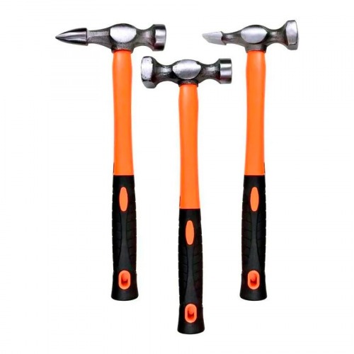 Jogo de martelo e tasso em ao 7 peas com maleta - 5623