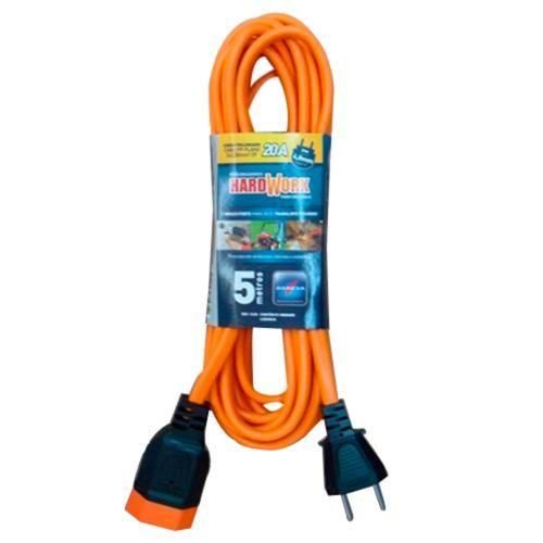 Extensão elétrica 5 metros 2 x 2,50 mm 2P 20A - HARDWORK Extensão elétrica 5 metros 2 x 2,50 mm 2P 20A - HARDWORK