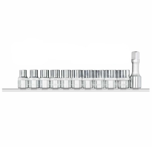 Jogo de soquete sextavado 10  19 mm encaixe 1/2