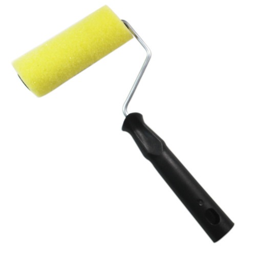 Rolo de espuma para pintura com suporte de 9 cm Rolo de espuma para pintura com suporte de 9 cm