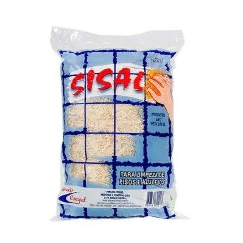 Esponja em fibra sisal para limpeza 250 g