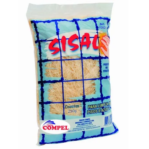 Esponja em fibra sisal para limpeza 250 g