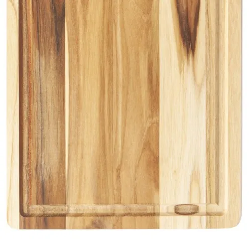 Tábua de madeira para churrasco com canaleta 39 x 25 cm - 1213C