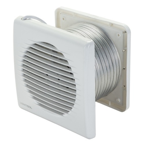 Exaustor para banheiro diâmetro de 150 mm com grade e duto KEXB-03  110V/220V Exaustor para banheiro diâmetro de 150 mm com grade e duto KEXB-03  110V/220V