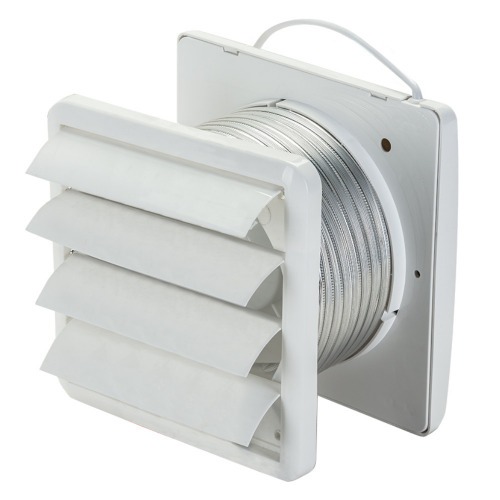 Exaustor para banheiro diâmetro de 150 mm com grade e duto KEXB-03  110V/220V Exaustor para banheiro diâmetro de 150 mm com grade e duto KEXB-03  110V/220V