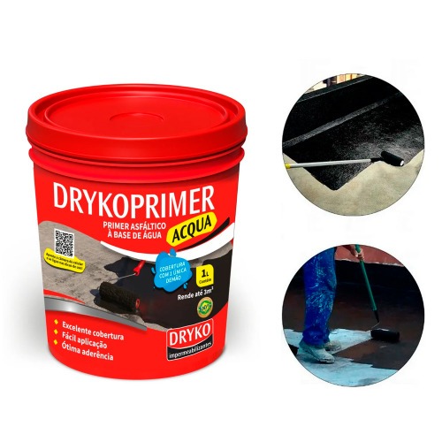 Primer asfltico 1L para mantas e fitas asflticas - DrykoPrimer