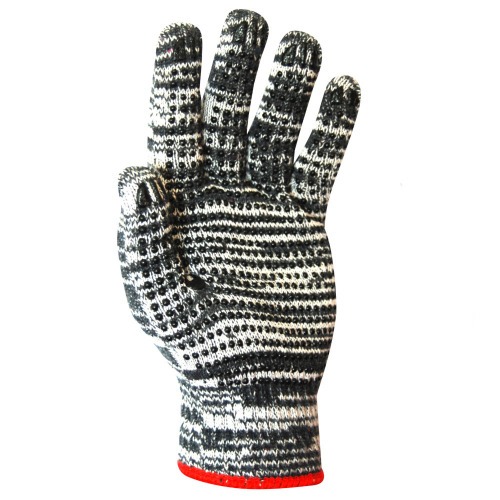 Kit 12 pares de luvas de malha mesclada tricotada 3 fios pigmentada Kit 12 pares de luvas de malha mesclada tricotada 3 fios pigmentada