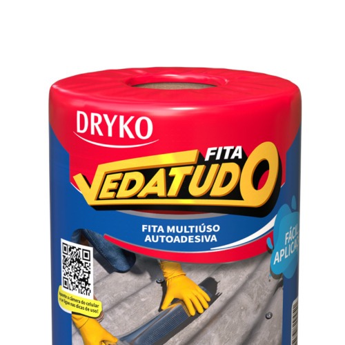 Fita manta asfáltica auto adesiva aluminizada multiuso 30 cm x 10 m - Vedatudo Fita manta asfáltica auto adesiva aluminizada multiuso 30 cm x 10 m - Vedatudo