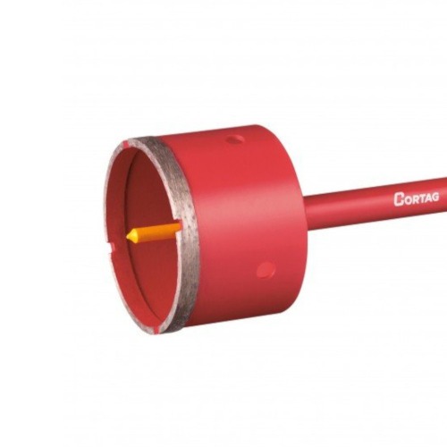 Serra copo diamantada 65 mm com haste de 3/8 Serra copo diamantada 65 mm com haste de 3/8