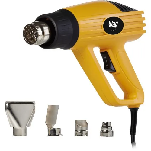 Soprador térmico 1500W 400 a 550°C 2 estágios com acessórios - EST1900  110V