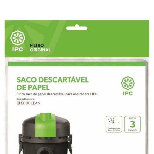 Filtro de papel 3 peas para aspirador de p Ecoclean