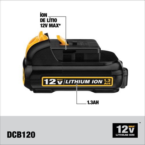 Combo Furadeira Parafusadeira de impacto DCD716 + Parafusadeira de impacto DCF805 12V - DCK202C2T-BR  110V/220V
