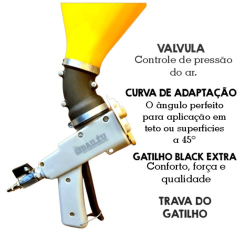 Pistola projetora de textura 3,5L - B001152