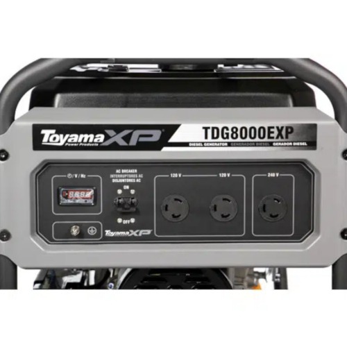 Gerador de energia 6,5 kva a diesel partida el�trica monof�sico - TDG8000EXP