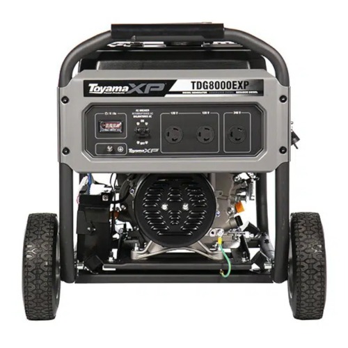 Gerador de energia 6,5 kva a diesel partida el�trica monof�sico - TDG8000EXP