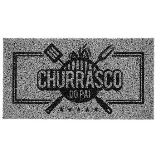 Tapete vinil Churrasco do Pai 40cm x 75cm