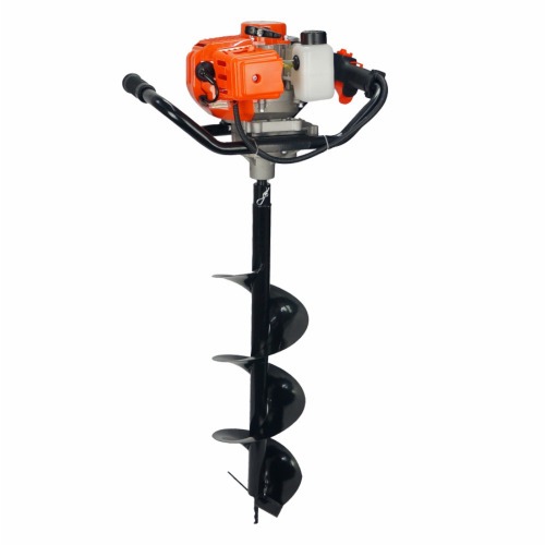 Perfurador de solo a gasolina 52 cc com broca 80 x 20 cm - GROUND5200