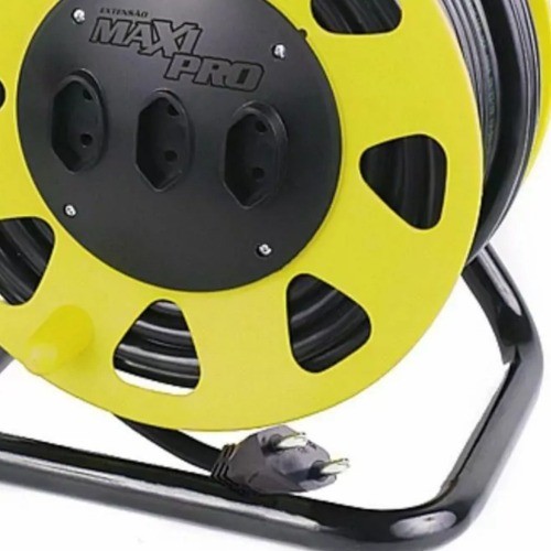 Extenso eltrica 30 metros 2 x 1,50 mm 2P 10A com carretel - MAXIPRO