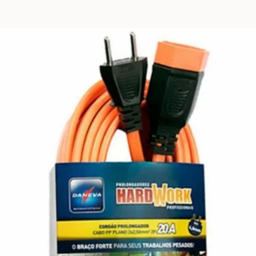 Extenso eltrica 20 metros 3 x 2,50 mm 2P+T 20A - HARDWORK