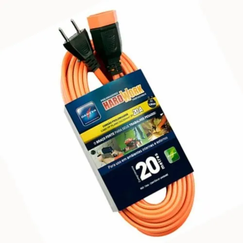 Extensão elétrica 20 metros 2 x 2,50 mm 2P 20A - HARDWORK