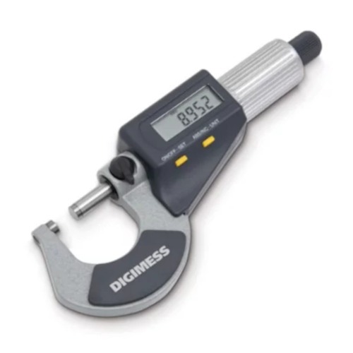 Micrômetro externo digital capacidade de 0 - 25 mm exatidão de 0,002 mm Micrômetro externo digital capacidade de 0 - 25 mm exatidão de 0,002 mm