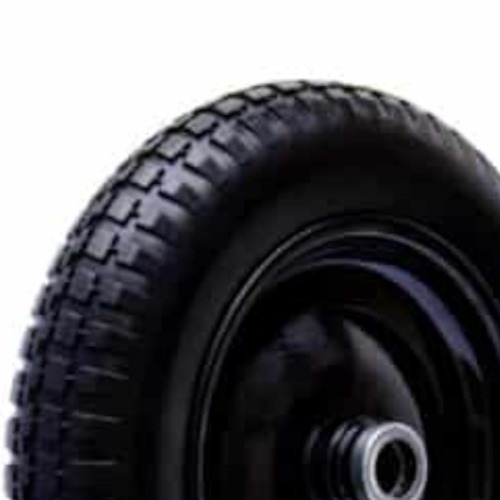 Roda completa com pneu maci�o 13