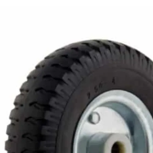 Roda completa com pneu maciço 10.1/2