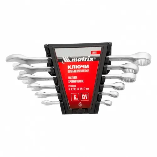Jogo de chave combinada 6 a 17 mm 6 peças - 154029 - 7899612715722