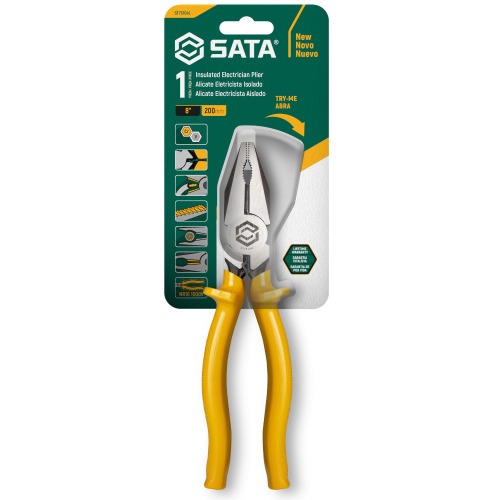 Alicate universal para eletricista isolado 8 Alicate universal para eletricista isolado 8