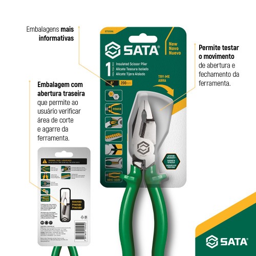 Alicate de corte tesoura isolado 8
