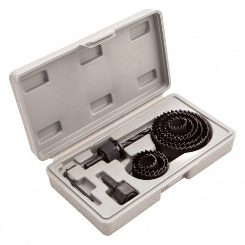 Jogo de serra copo para madeira 19 a 64 mm com 11 peças - 704739 Jogo de serra copo para madeira 19 a 64 mm com 11 peças - 704739