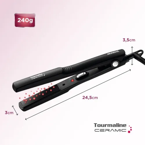 Prancha Chapinha Alisadora Tourmaline Ceramic - P-15  110V/220V