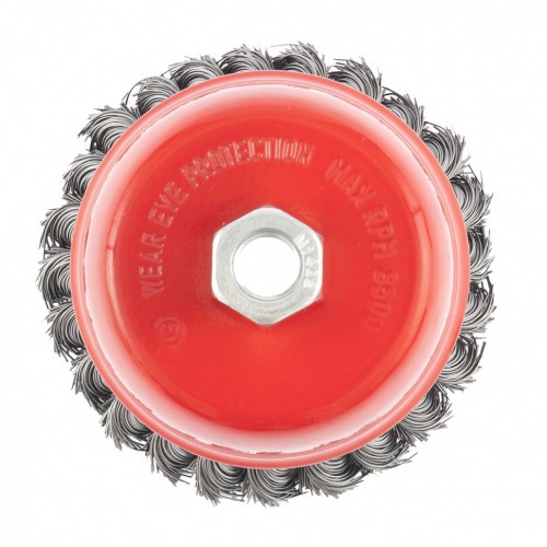 Escova de aço tipo copo torcida 4 Escova de aço tipo copo torcida 4