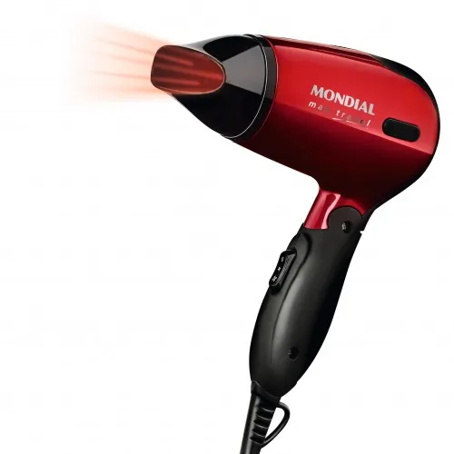 Secador de cabelo 1200 watts dobrável Max Travel - SC-10  110V/220V