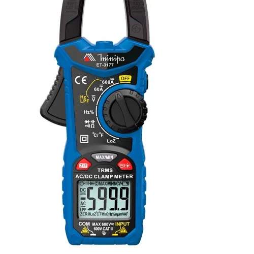 Alicate amperímetro digital True Rms CATIII 600V - ET-3177